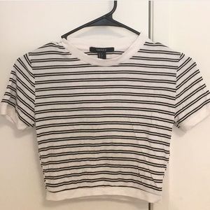 FOREVER 21 Striped cropped tank. Never worn.